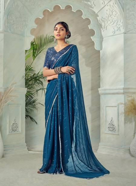 Kaasi By Ynf Sequence Party Wear Sarees Catalog
 Catalog
